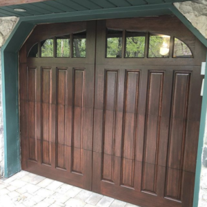 Custom Built Wood Garage Doors