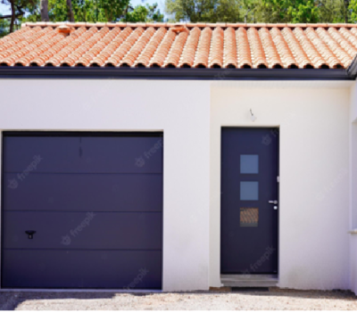 Residential Black Garage Doors