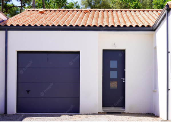 Residential Black Garage Doors